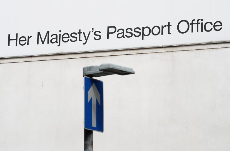 © Reuters. A passport office is seen in Liverpool