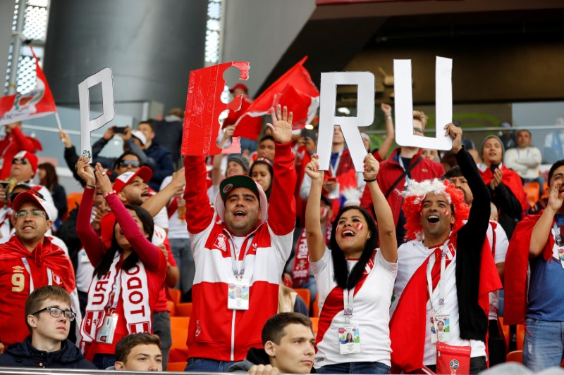 © Reuters. World Cup - Group C - France vs Peru