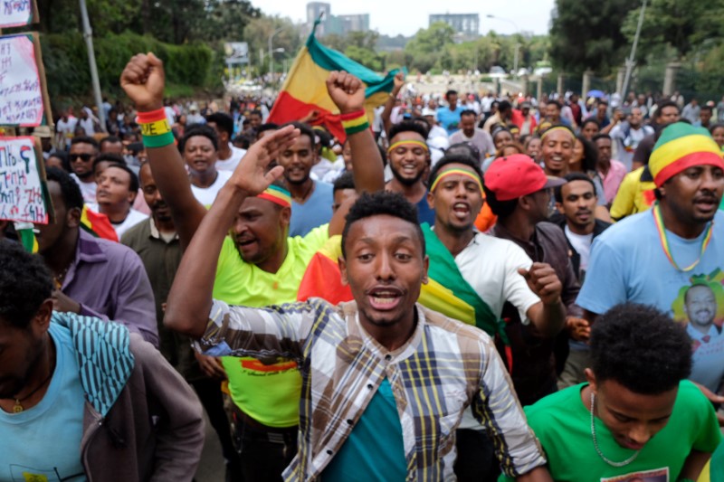 © Reuters. رئيس وزراء إثيوبيا: بضعة أفراد قتلوا في انفجار أديس أبابا