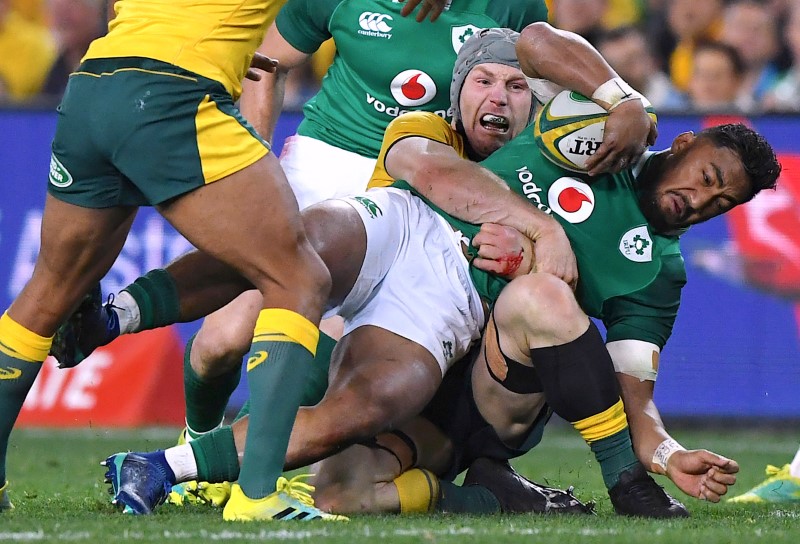 © Reuters. Rugby Union - June Internationals - Australia vs Ireland