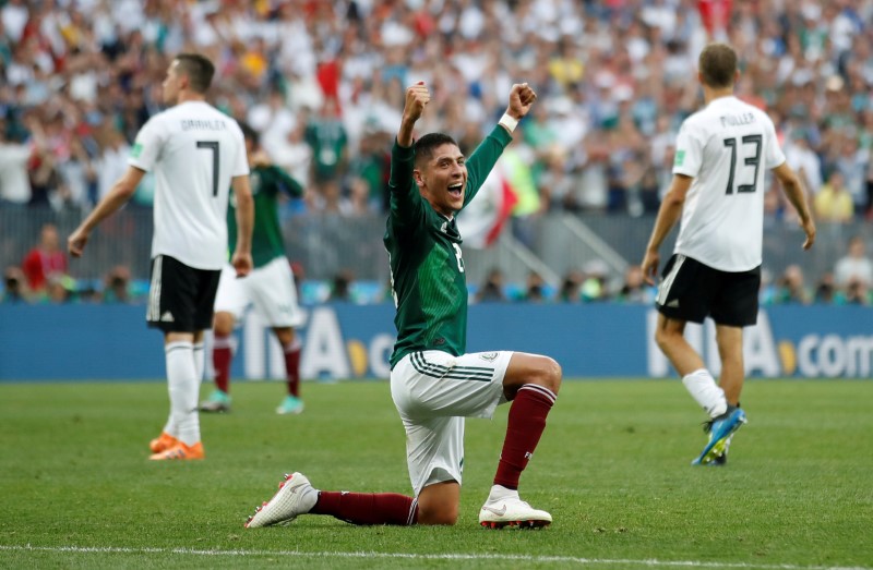 © Reuters. World Cup - Group F - Germany vs Mexico