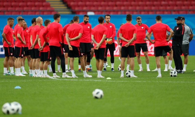 © Reuters. World Cup - Poland Training