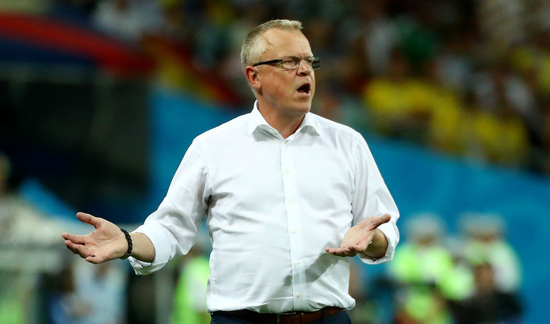 © Reuters. El técnico de Suecia critica a alemanes por "restregarle en la cara" el gol de Kroos