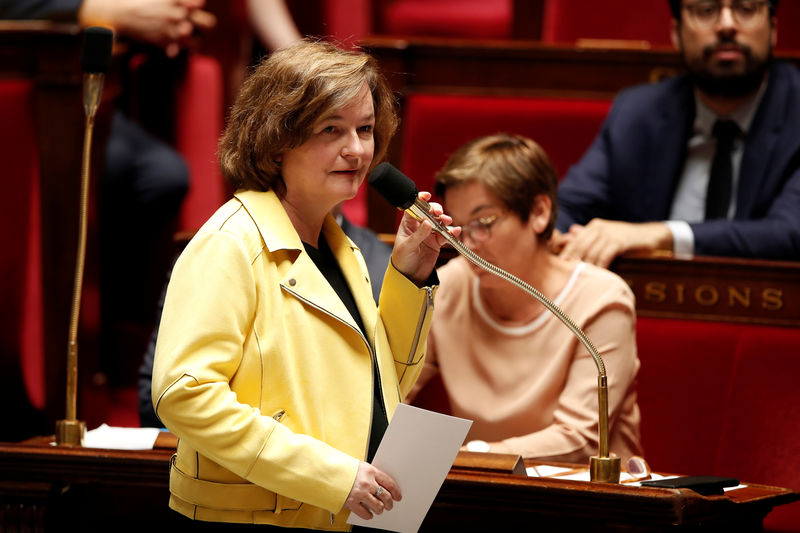 © Reuters. Nathalie Loiseau, French Minister attached to the Foreign Affairs Minister, attends the questions to the government session at the National Assembly in Paris