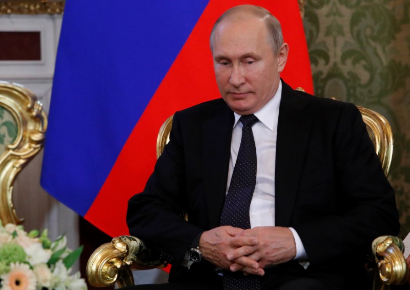 © Reuters. Presidente russo, Vladimir Putin, em Moscou