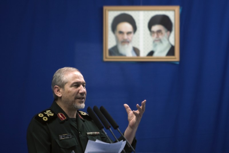 © Reuters. قائد بالحرس: واجب على كل الإيرانيين مساعدة الحكومة في تجاوز المشكلات الاقتصادية