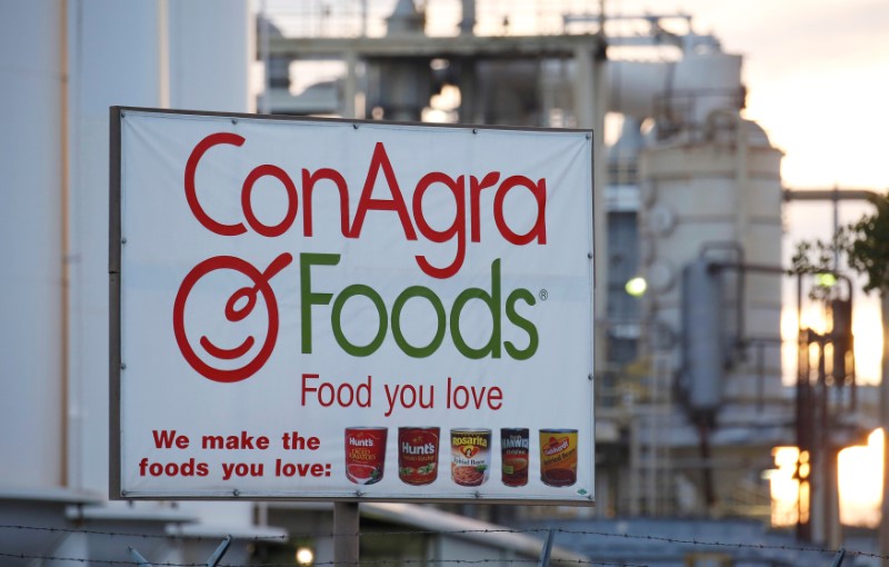 © Reuters. FILE PHOTO: ConAgra Foods production facility is seen in Oakdale