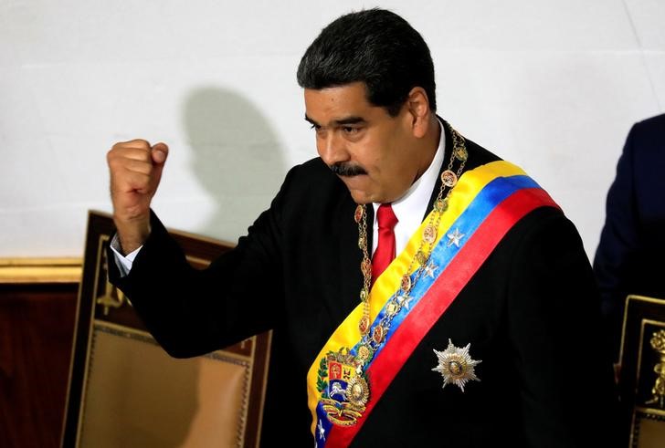 © Reuters. Presidente venezuelano, Nicolás Maduro, em Caracas