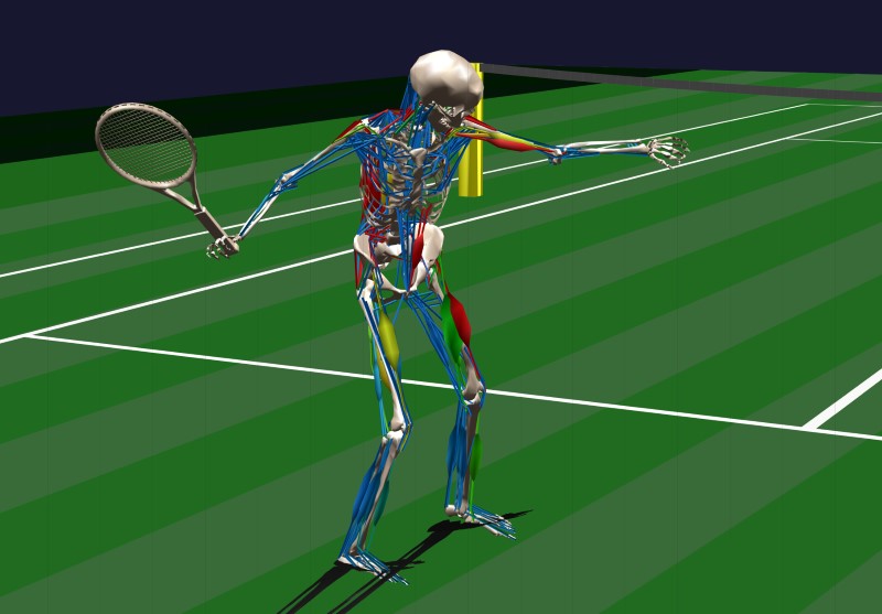 © Reuters. تكنولوجيا التقاط الحركة قد تحمي لاعبي التنس من الإصابة