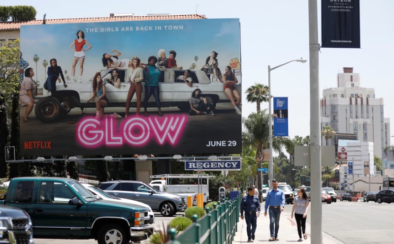 © Reuters. A billboard is pictured on the Sunset Strip in Los Angeles