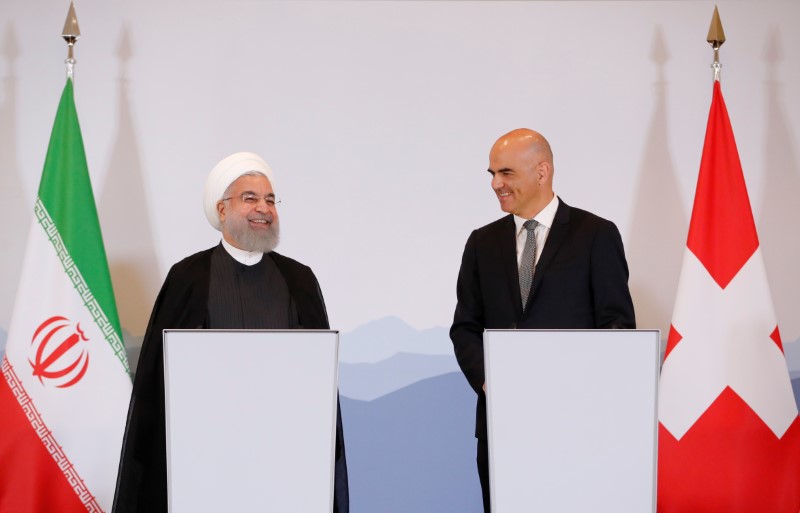 © Reuters. سويسرا تدعو للحفاظ على الاتفاق النووي مع إيران