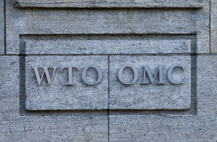 © Reuters. The headquarters of the WTO are pictured in Geneva