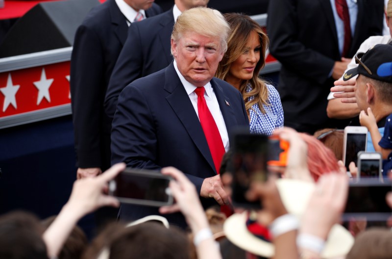 © Reuters. Presidente dos EUA, Donald Trump, durante evento na Casa Branca em Washington