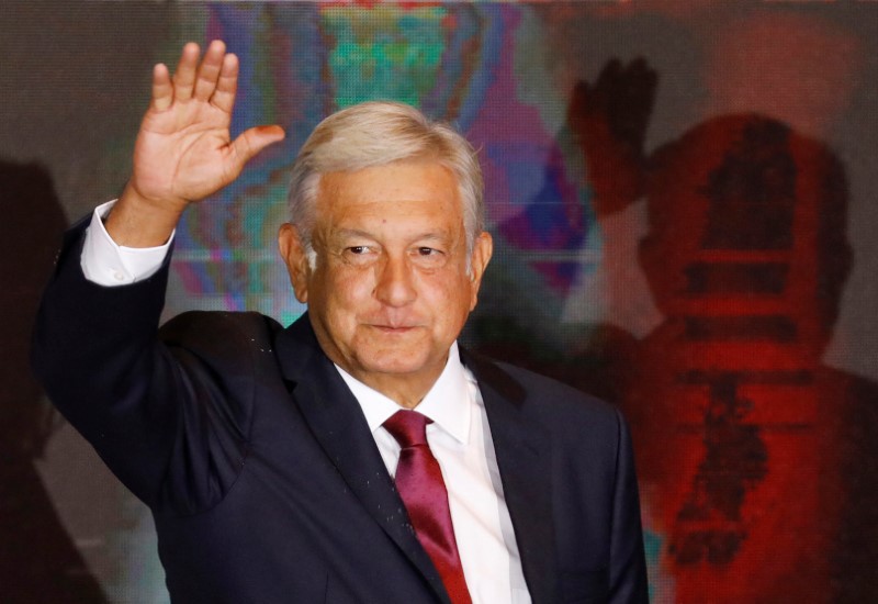 © Reuters. Presidente eleito do México, Andrés Manuel López Obrador