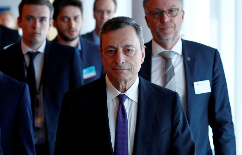 © Reuters. Il presidente Bce Mario Draghi