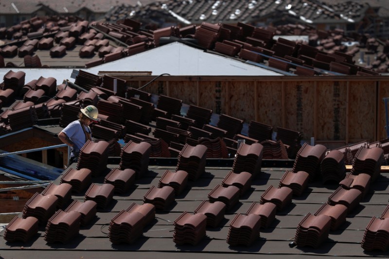 © Reuters. Development and construction continues on a large scale housing project of over 600 homes in Oceanside, California