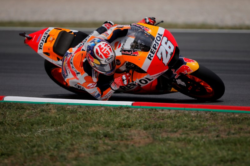 © Reuters. Pedrosa se retirará al final de esta temporada de MotoGP