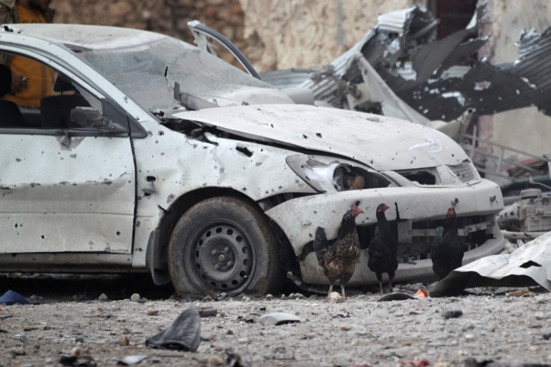 © Reuters. Decenas de muertos en Siria tras bombardeo aéreo en territorio del ISIS