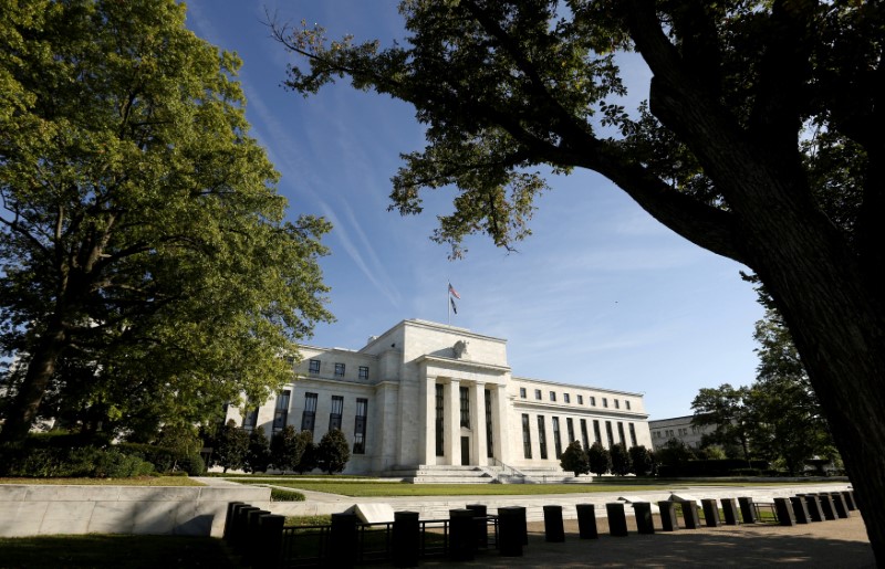 © Reuters. Prédio do Federal Reserve em  Washington