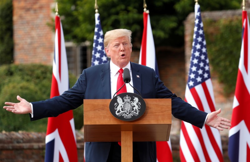 Trump Says To Run For Reelection Had Brexit Chat With Queen By Reuters