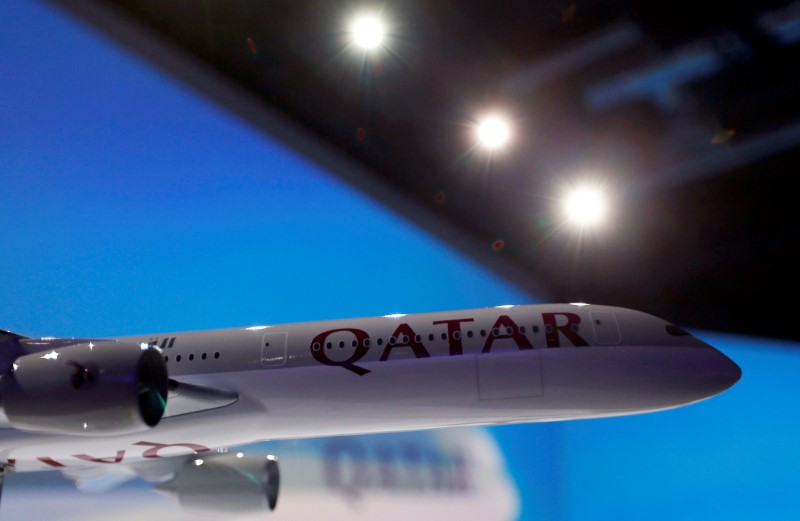 © Reuters. الخطوط القطرية تستكمل طلبية شراء 5 طائرات شحن من بوينج طراز 777