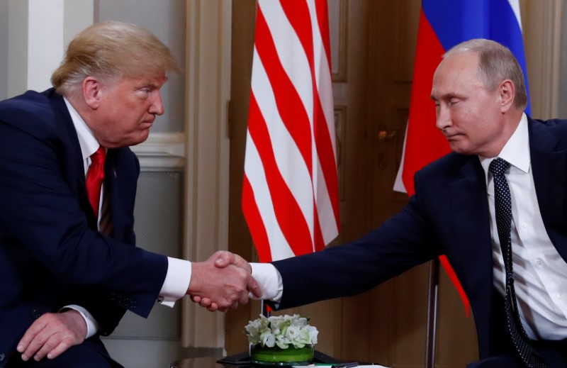 © Reuters. Cúpula Trump-Putin em Helsinque