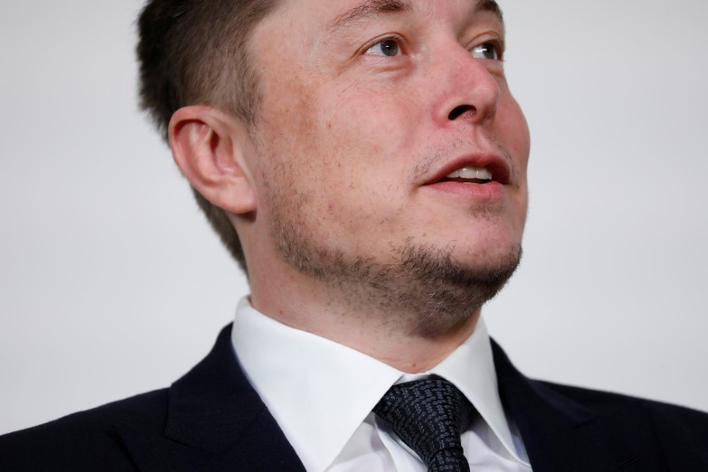 © Reuters. Imagen de archivo del presidente ejecutivo y cofundador de Tesla, Elon Musk, durante la Conferencia de Investigación y Desarrollo de la Estación Espacial Internacional en Washington