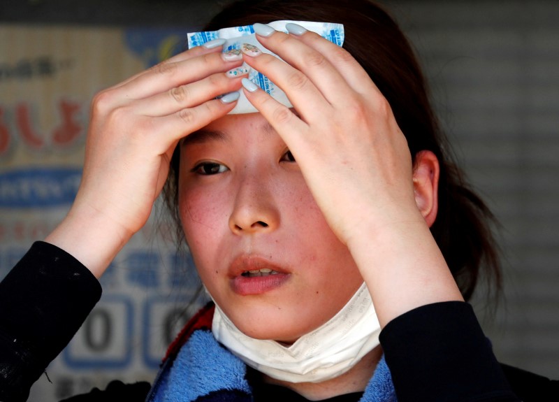 © Reuters. الموجة الحارة باليابان تودي بحياة 14 في مطلع الأسبوع