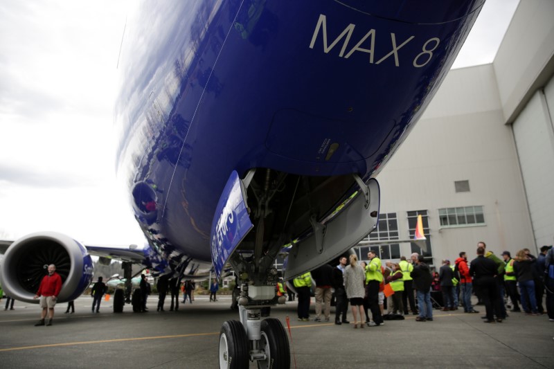 © Reuters. Boeing celebrates the 10,000th 737 to come off the production line in Renton