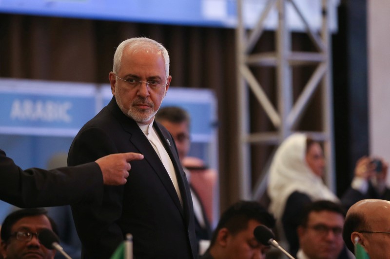 © Reuters. Chanceler iraniano Mohammad Zarif durante evento em Istambul