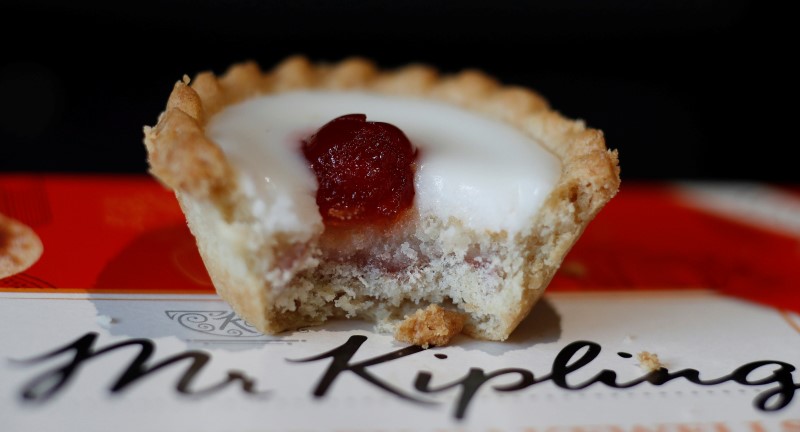 © Reuters. FILE PHOTO: An illustration of a Mr Kipling Cherry Bakewell
