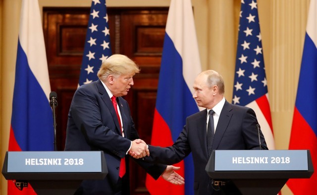 © Reuters. Trump-Putin summit in Helsinki