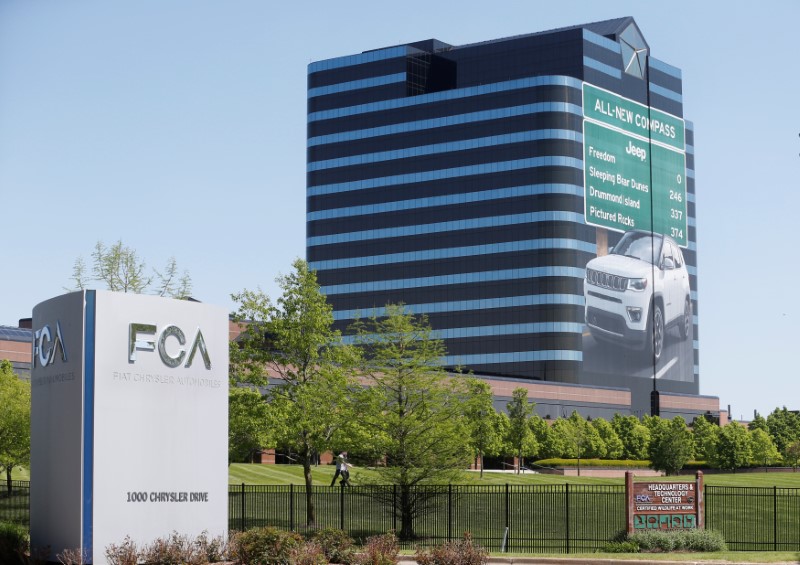 © Reuters. Fiat Chrysler Automobiles (FCA) U.S. headquarters is seen in Auburn Hills, Michigan