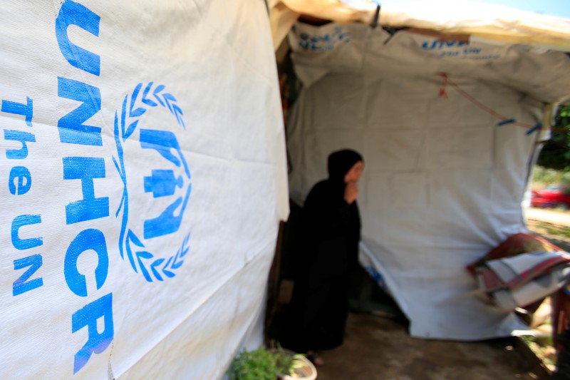 © Reuters. ONU hace llamamiento para que 140.000 refugiados en suroeste de Siria reciban ayuda