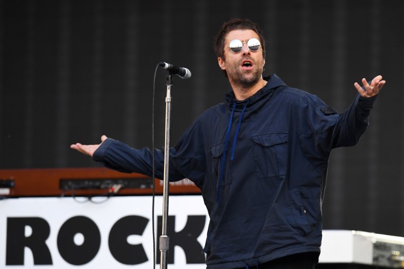 © Reuters. Liam Gallagher durante show em Londres, no Reino Unido