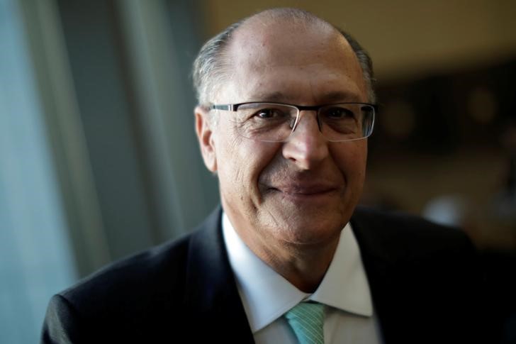 © Reuters. Geraldo Alckmin, pré-candidato à Presidência da República pelo PSDB, durante evento em Brasília