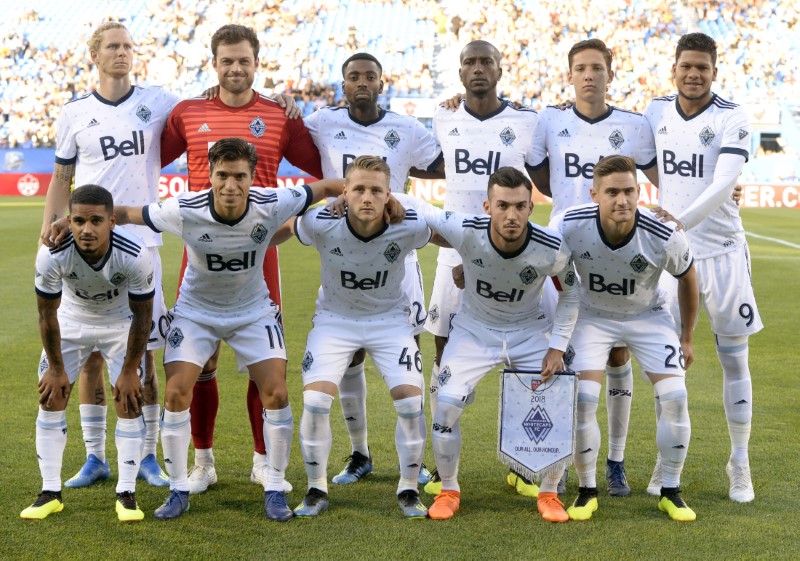 © Reuters. MLS: Canadian Championship Semifinal-Vancouver Whitecaps at Montreal Impact