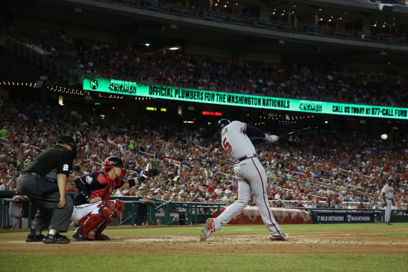 © Reuters. MLB: Atlanta Braves at Washington Nationals