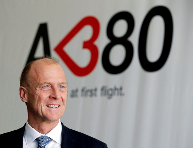 © Reuters. CEO de Airbus abierto a fusión de programa de aviones de combate con BAE - Sunday Times