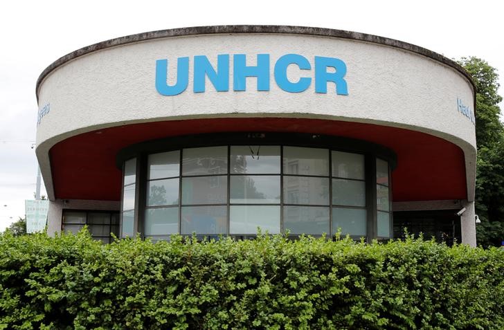 © Reuters. The UNHCR headquarters are pictured in Geneva