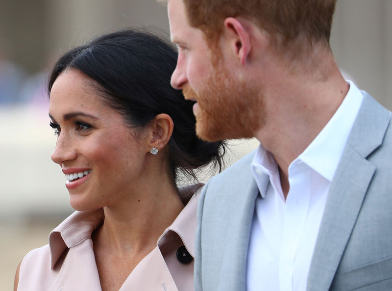 © Reuters. Megha, Duquesa de Sussex, e Príncipe britânico Harry participam de evento em Londres