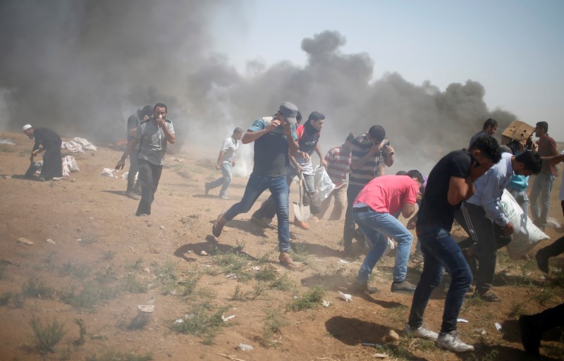 © Reuters. الأمم المتحدة تختار أمريكيا لقيادة تحقيق في قتلى احتجاجات غزة