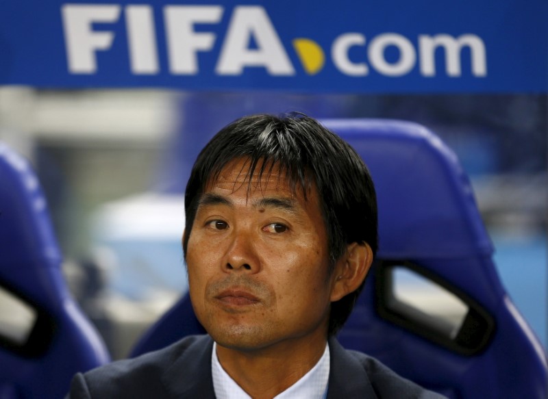 © Reuters. اليابان تعين مورياسو مدربا للمنتخب الأول عقب كأس العالم