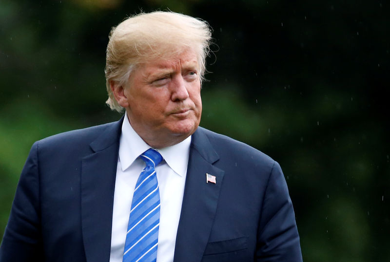 © Reuters. Presidente dos Estados Unidos, Donald Trump, na Casa Branca, em Washington