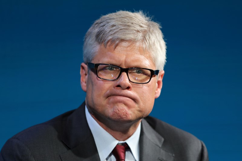 © Reuters. FILE PHOTO: CEO of Qualcomm Mollenkopf attends the Wall Street Journal Digital conference in Laguna Beach