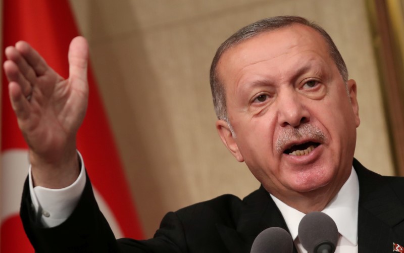 © Reuters. متحدث باسم أردوغان: من الممكن إنقاذ العلاقات مع أمريكا