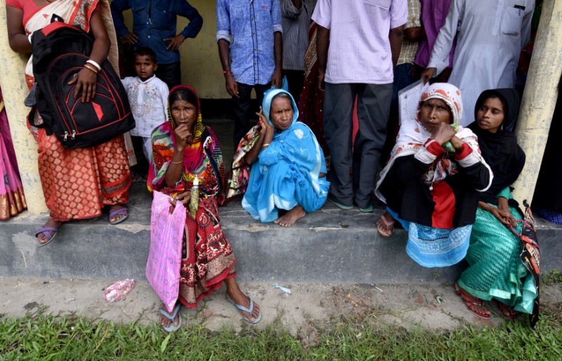 © Reuters. الهند تؤجج مخاوف باستبعاد 4 ملايين من خانة المواطنة بولاية آسام