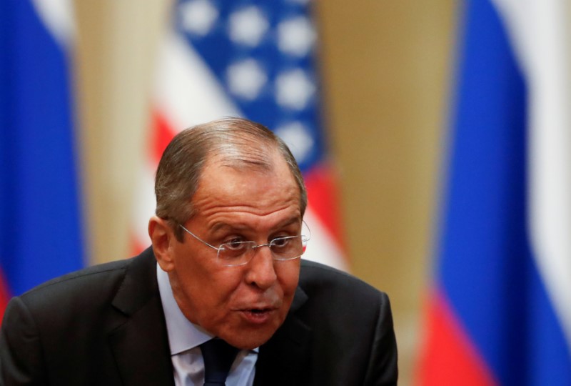 © Reuters. وكالة: صعوبة عقد اجتماع بين لافروف وبومبيو بسبب جدول أعمالهما