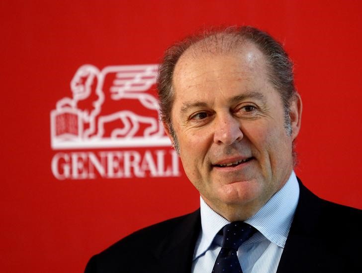 © Reuters. FILE PHOTO: Philippe Donnet, CEO of the Italian insurance company Generali, is seen before shareholders meeting in Trieste