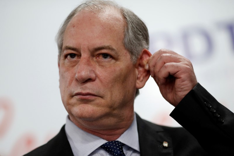 © Reuters. Candidato do PDT à Presidência, Ciro Gomes